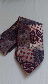 krawat 100% jedwab silk carnaval de veniste ozdobny wzory