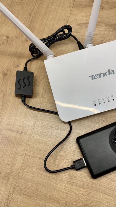 WiFi Роутер через Power Bank USB DC UPS. 5v на 9v, 12v 2.5A