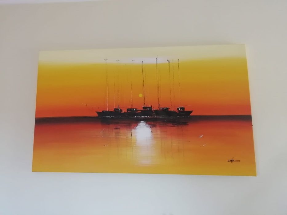 Quadro pintado à mão