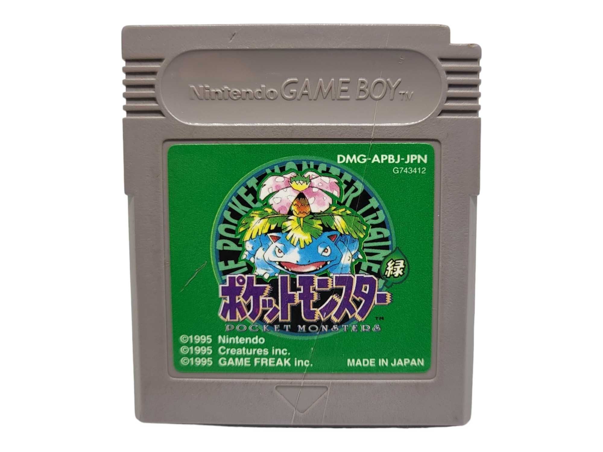 Pokemon Green Game Boy Gameboy Classic