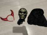 Maska halloween rogi rozki diabla czarna