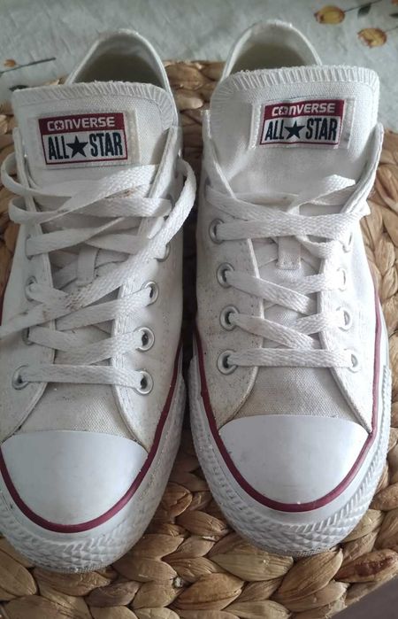 Sapatilhas Converse All Star Brancas em bom estado