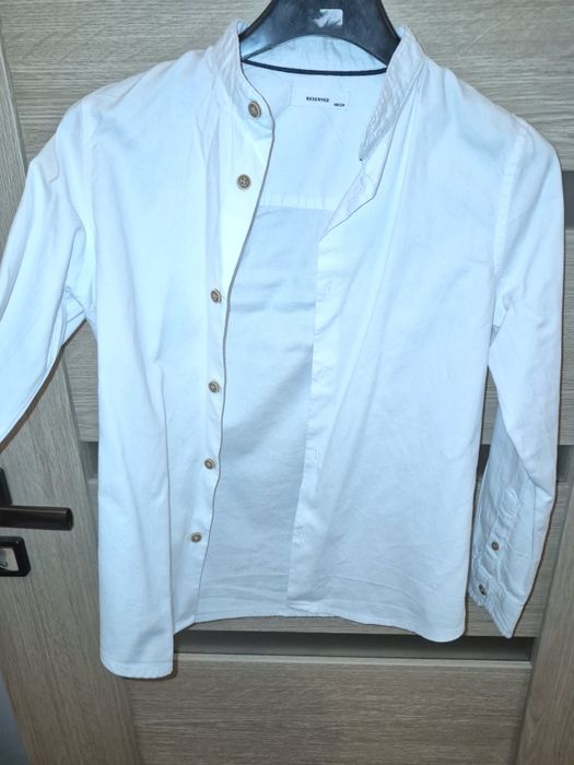 Koszula biała  reserved r 140 chłopięca