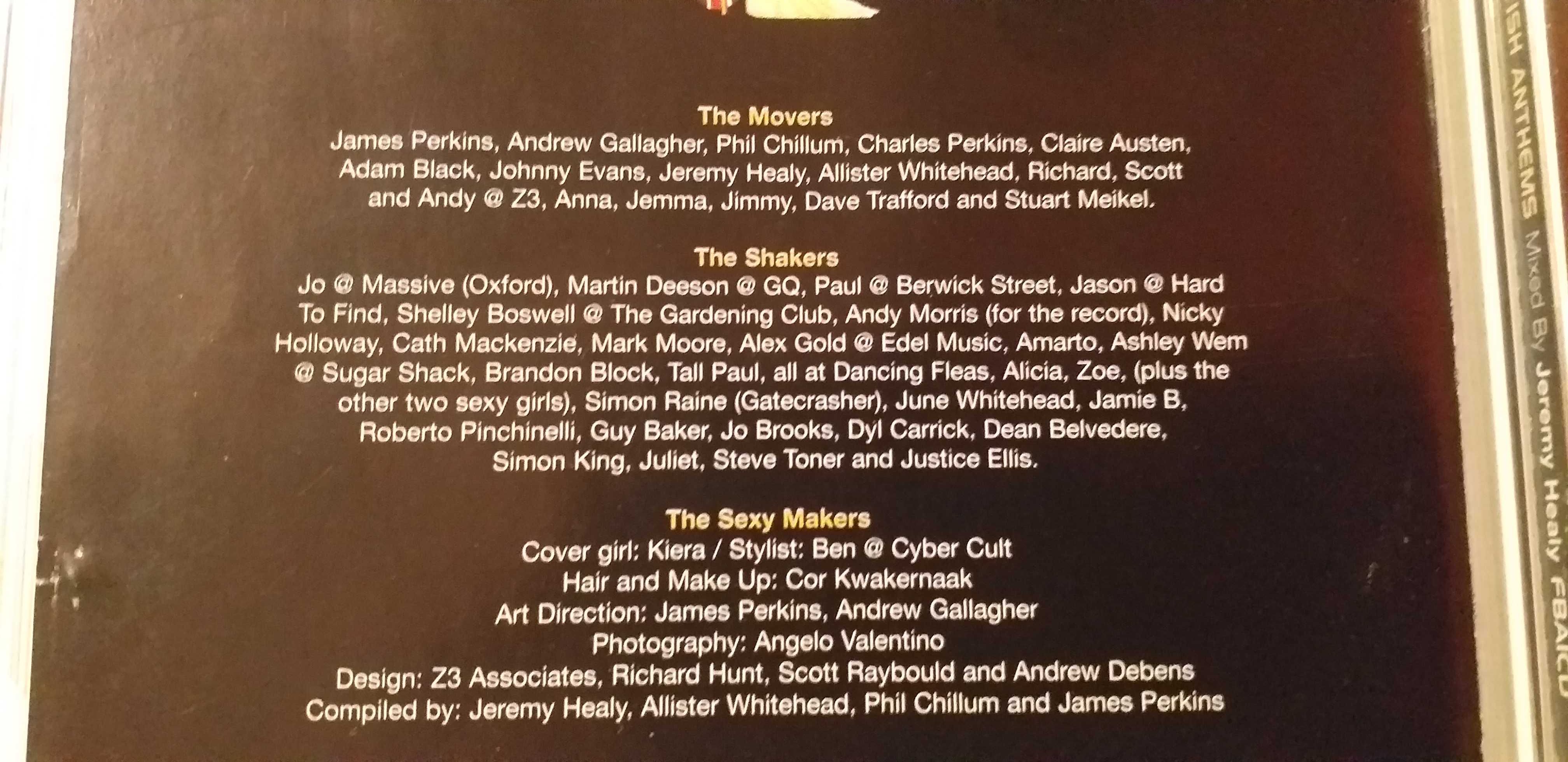 DJ Jeremy Healy - " Fantazia - British Anthems " - CD - portes incl.