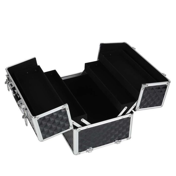 Kuferek Kosmetyczny XXL Duży Organizer Walizka na Kosmetyki Lakiery