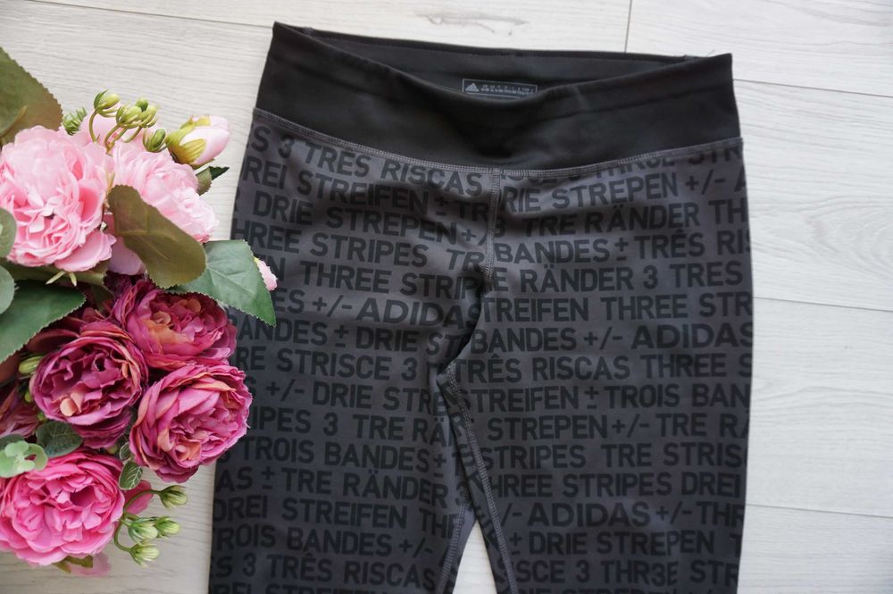 legginsy logowane~ Adidas r.170~ 14-15 lat