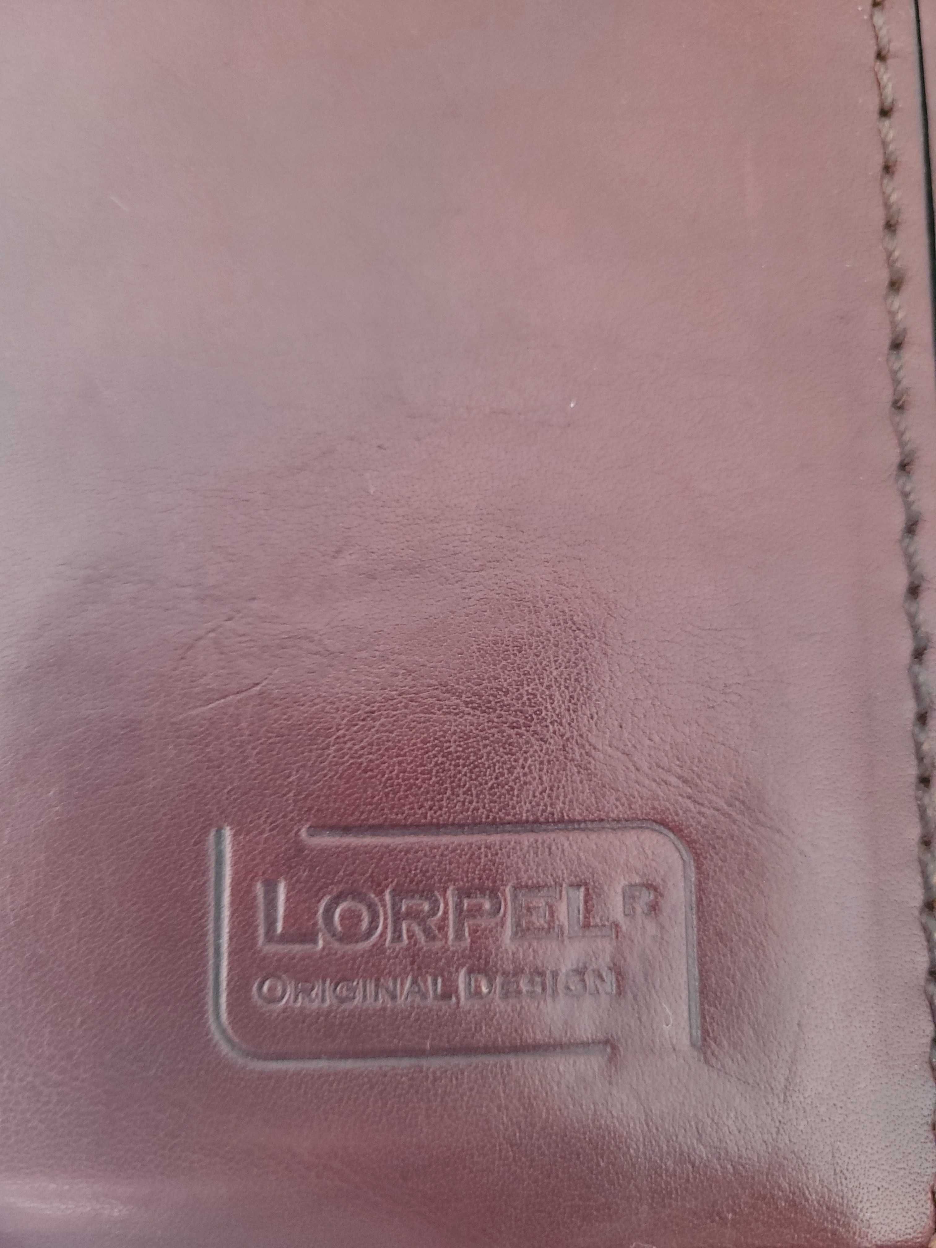 Pasta em pele genuina da marca LORPEL