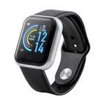 Smartwatch Y68 koperta srebrna pomiar ciśnienia puls sen kroki