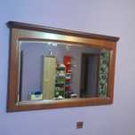 Lustro wiszące Black Red White