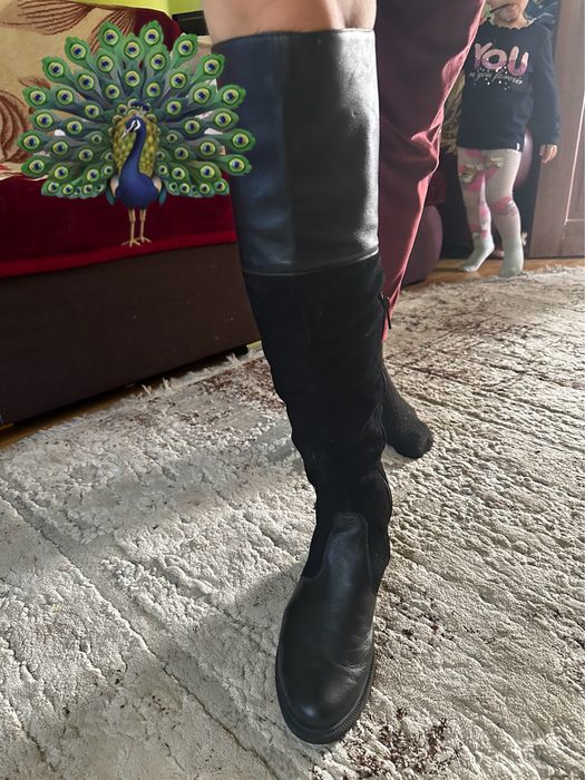 Жіночі чоботи ботфорди зимові