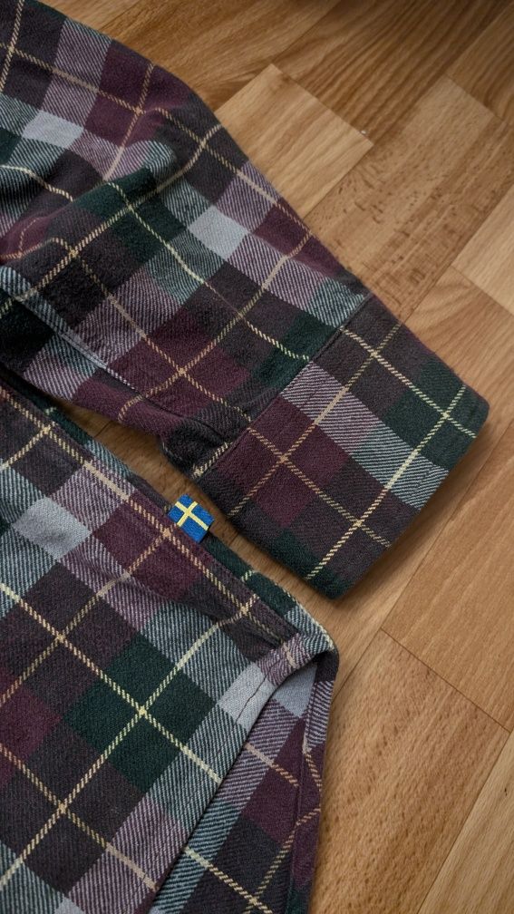 Трекінгова, тактична фланелева сорочка овершот Fjallraven розмір L
