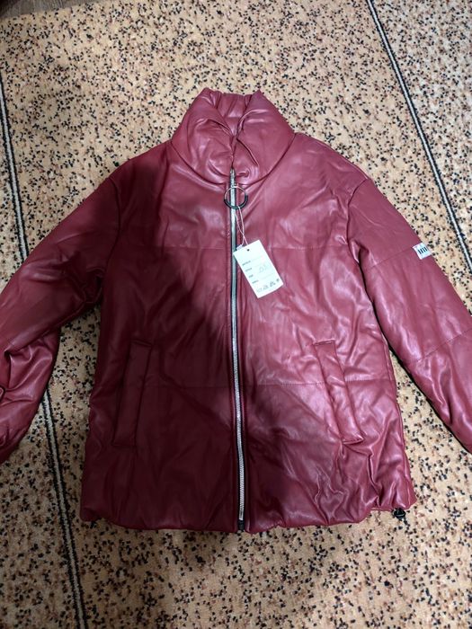 Курточка демисезонная кожзам рост 158 см