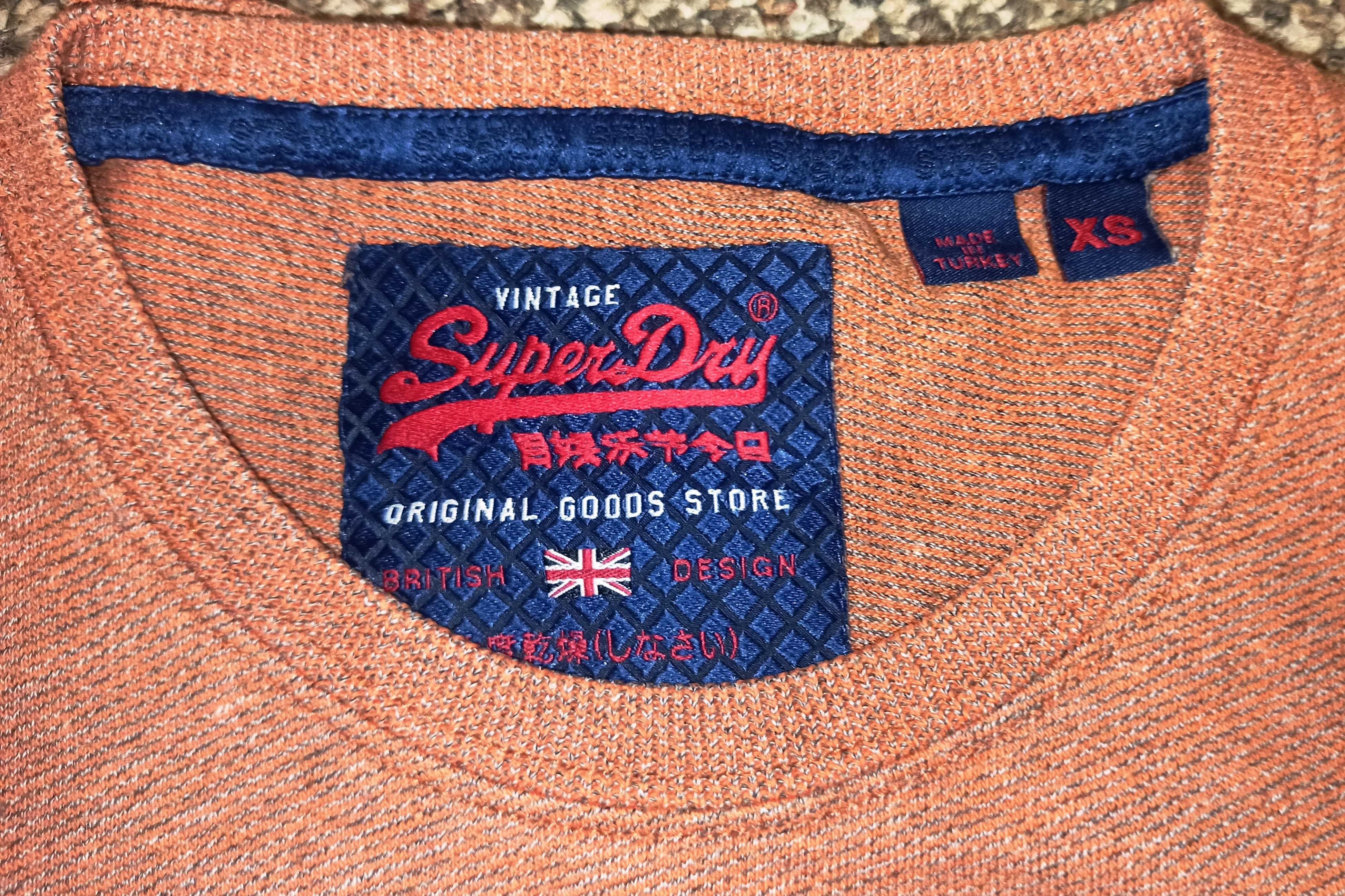 Винтажная футболка мужская superdry vintage. размер s