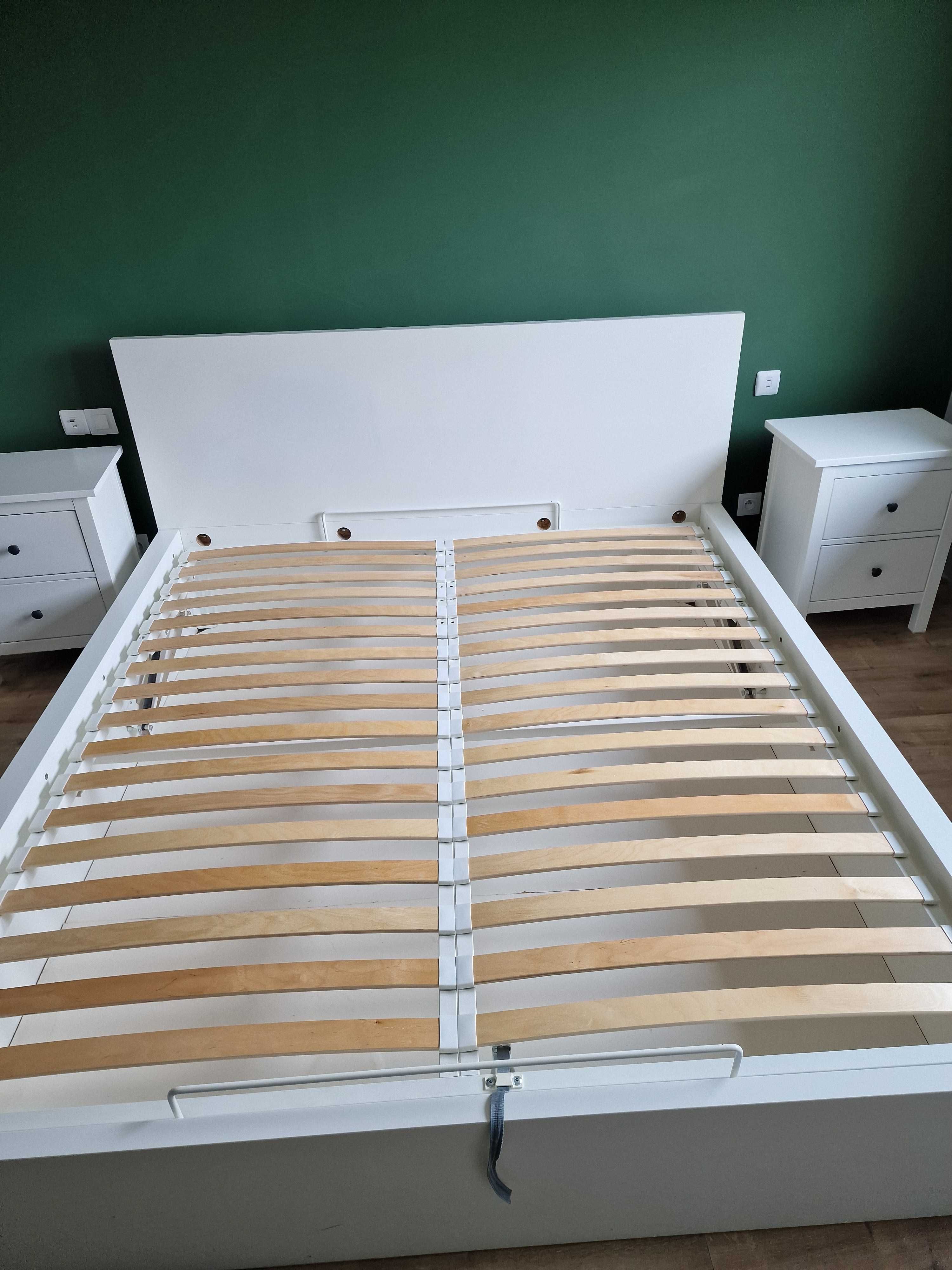 łóżko MALM z pojemnikiem i materacem! 180 x 200 cm - mega pojemne! :)