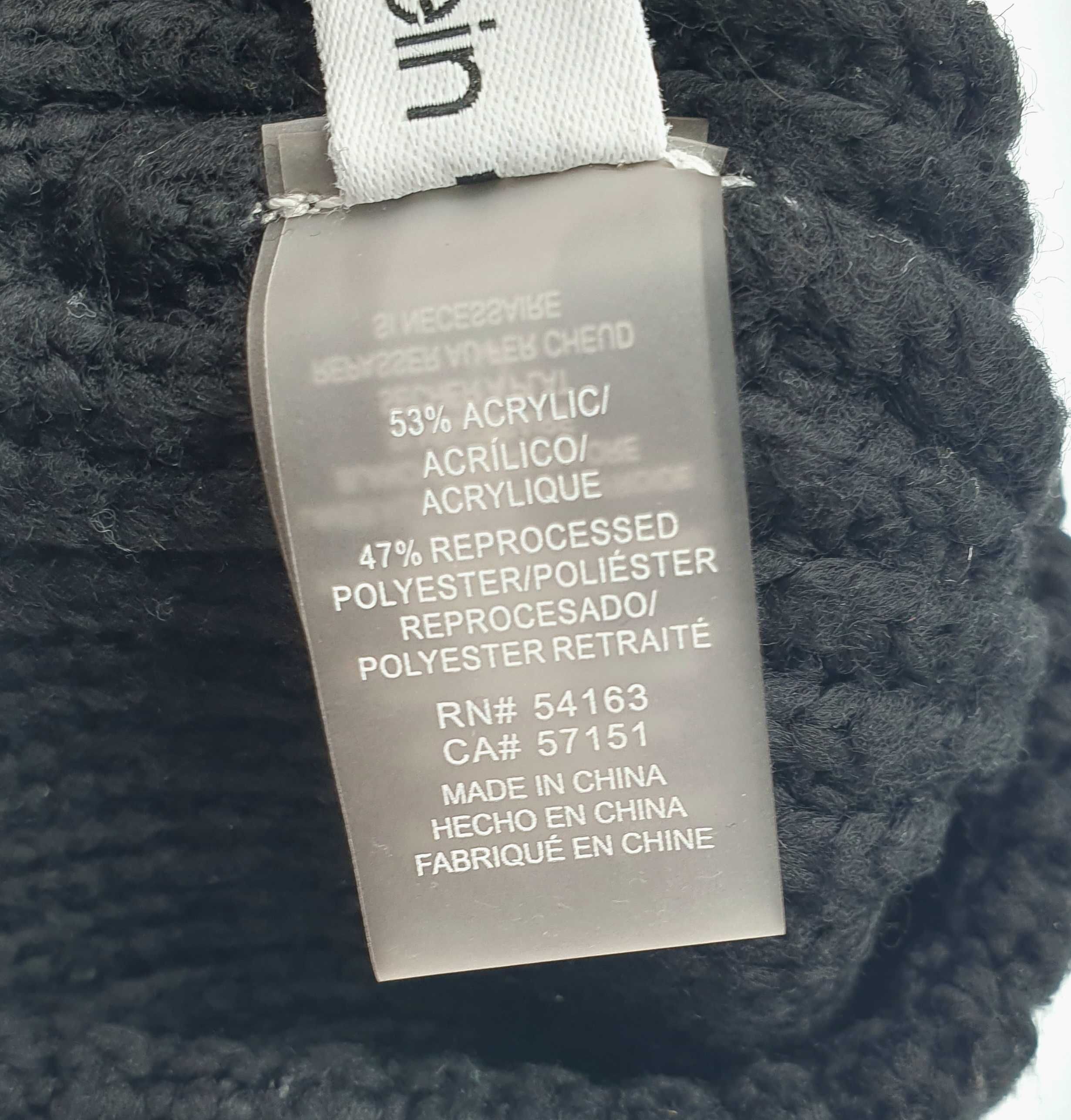 Czapka calvin Klein beanie czarna