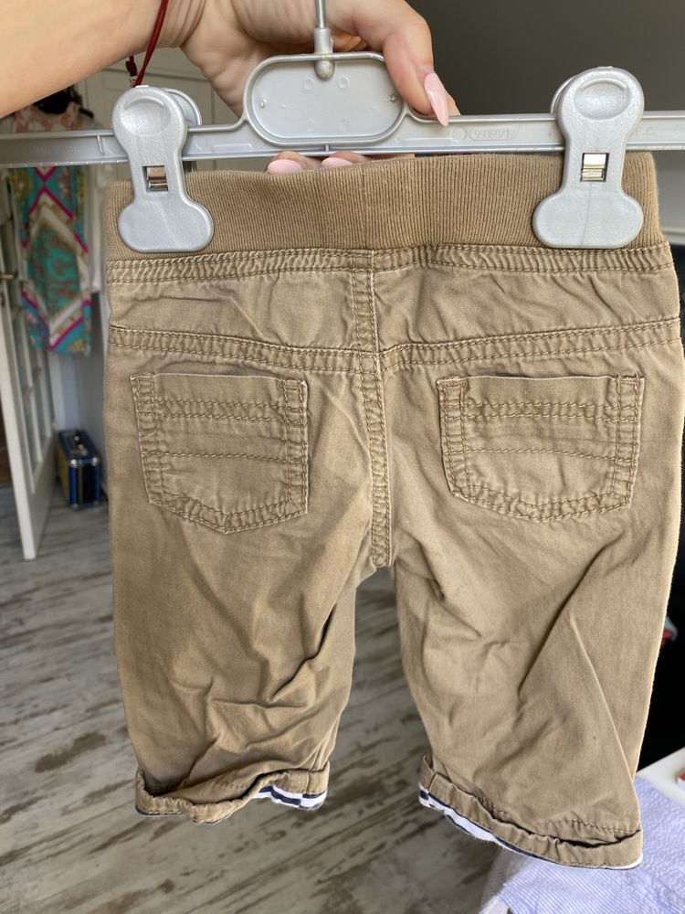 Old navy chinos chinosy bez nude bojówki na gumie