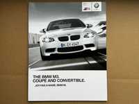 2013 / BMW M3 (E92) Coupe (E93) Cabrio LCI / EN / prospekt katalog