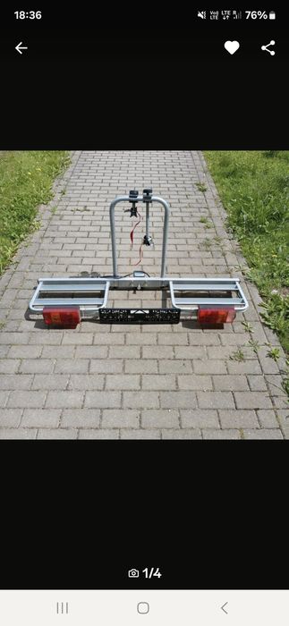 Bagażnik samochodowy na 2 rowery na hak z Niemiec. Umowa kupna!