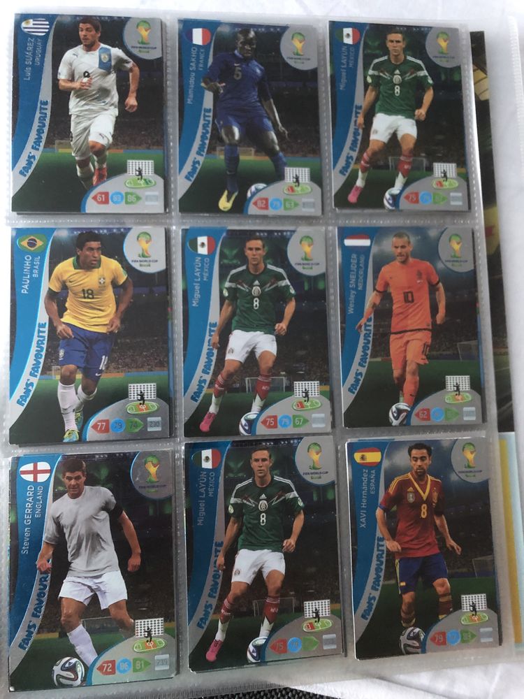 Fans Favourite Karty Panini World Cup Brazil 2014