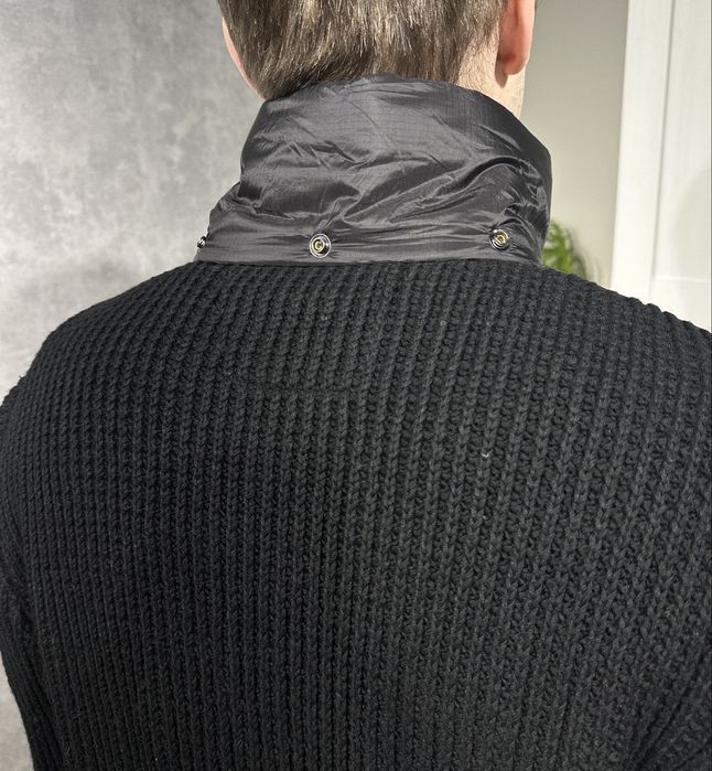 Куртка кардиган C.P. Company Merino Knit Wool Hybrid Hooded Down