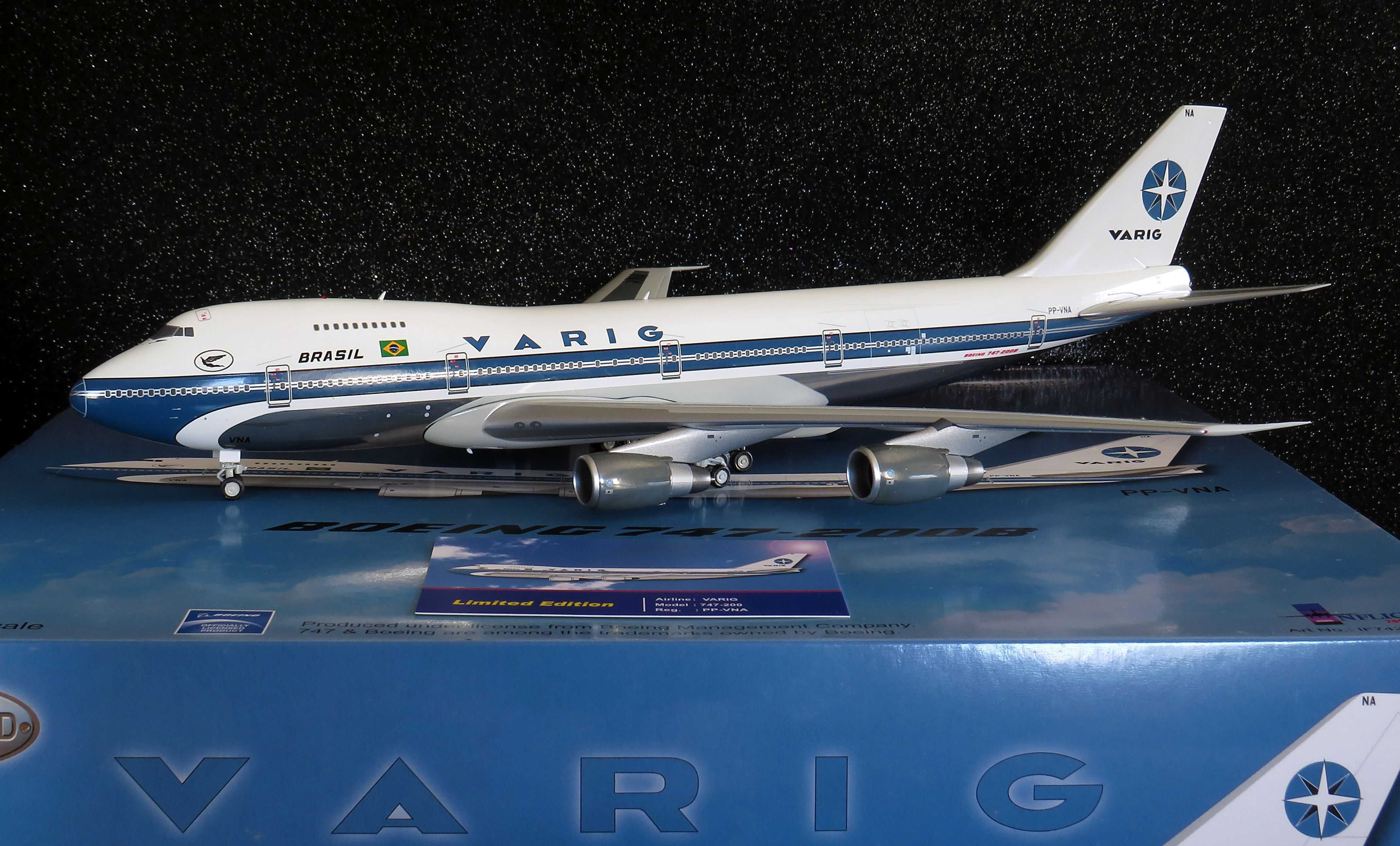 Varig Boeing 747-2L5B ( PP-VNA ) extremamente raro.