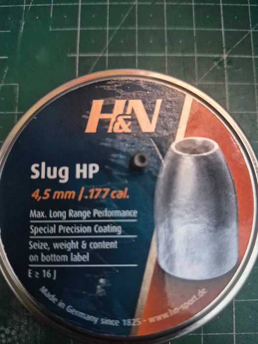 Série de chumbos tipo Slug da marca H&N
