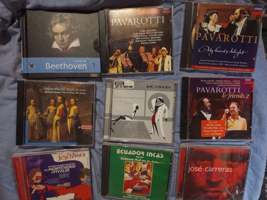 CDs de música. Preço para todos.