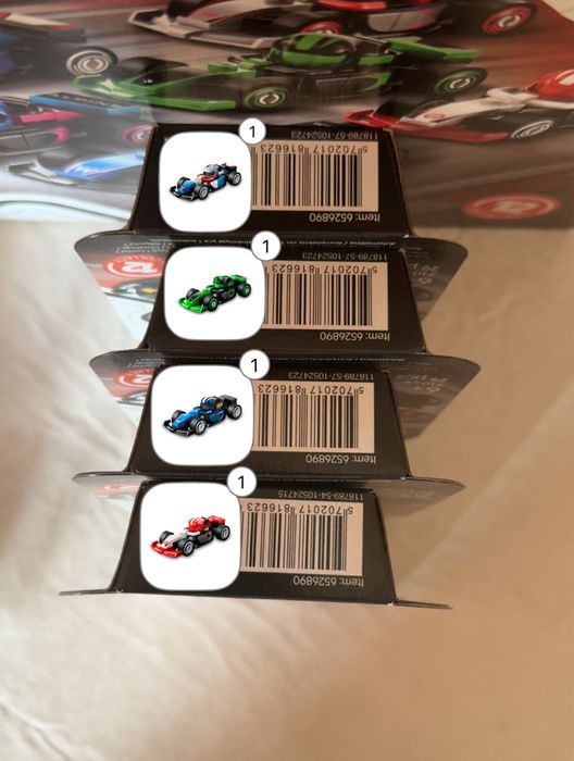 LEGO F1 71049 Minifiguras – Coleção Completa 12/12 Seladas