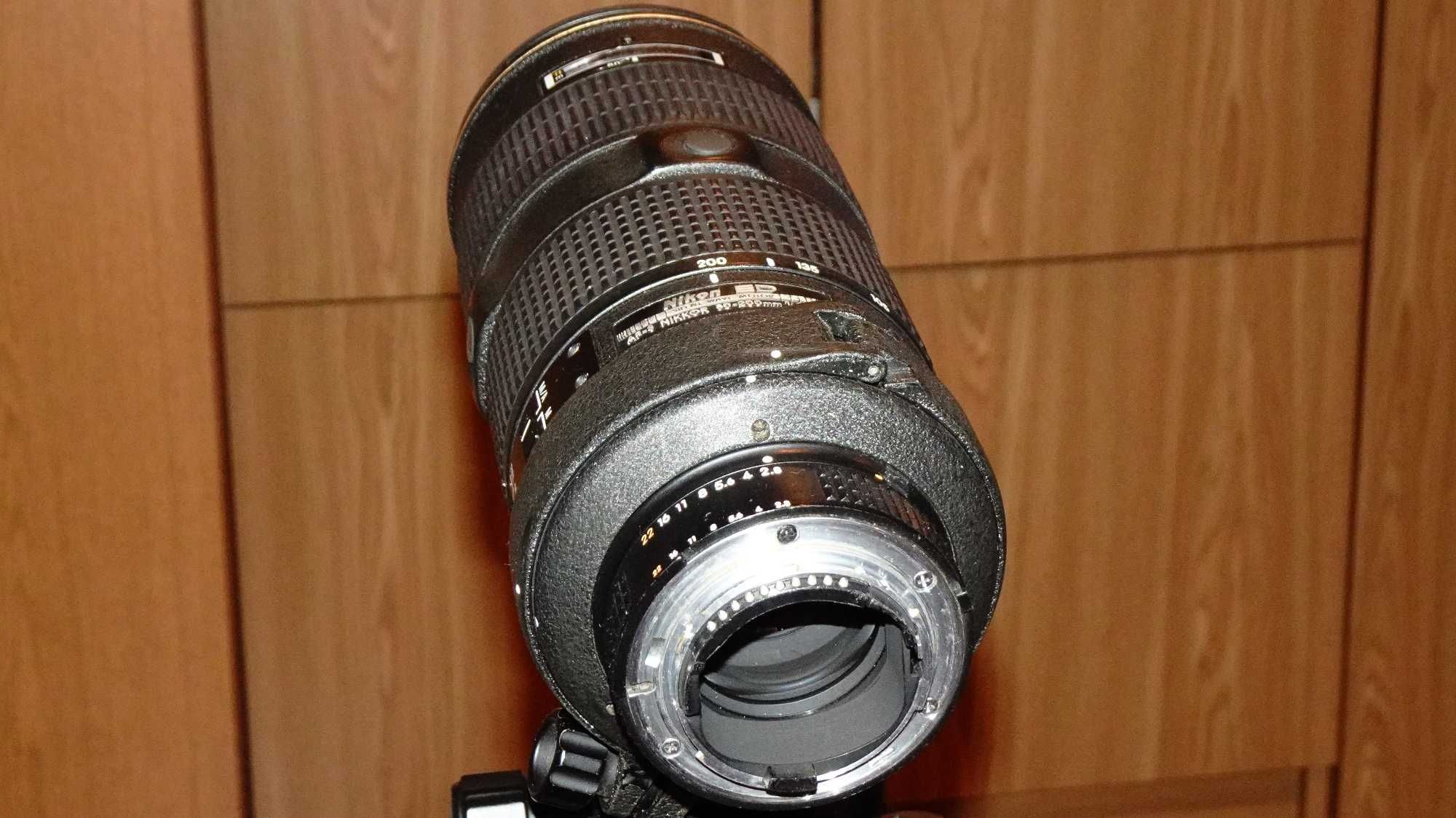Nikon 1J5 z obiektywem 80-200 f2.8