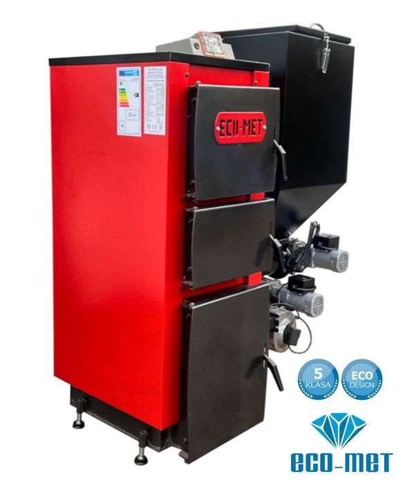 Dofinansowanie "Czyste Powietrze" Kocioł TECHNIX PELL LUX 10kW pellet