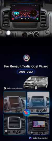 Radio nawigacja OPEL VIVARO  Renault Trafic NISSAN PRIMASTAR Android