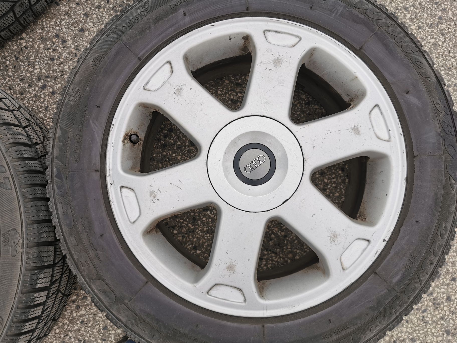 Felgi Audi AVUS 17" S6 C5 c4 s4 2.7 RS4 100 Komplet zimowki 5x112 vag