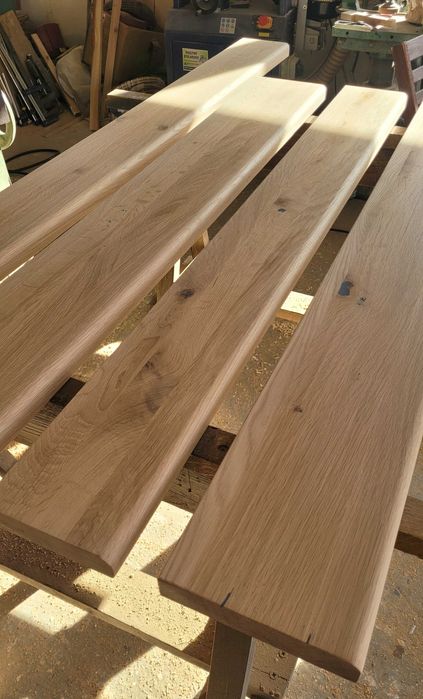 Parapety drewniane na wymiar dębowe