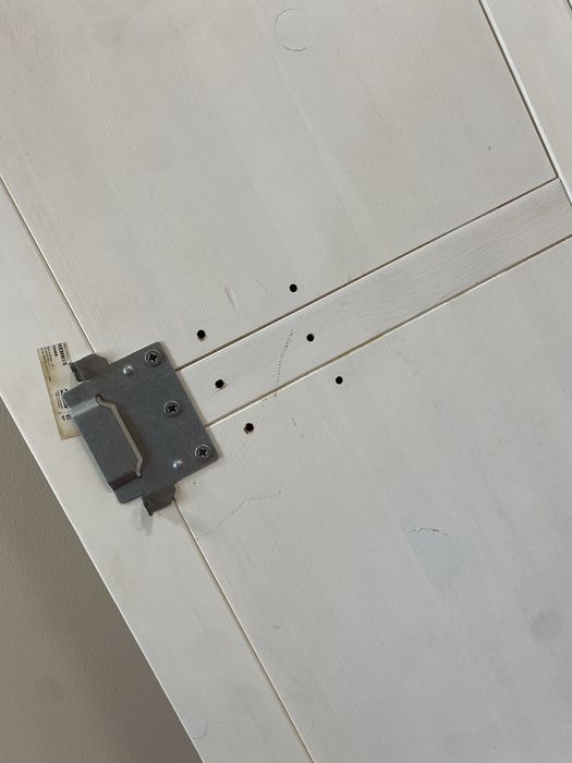 Rama łóżka Hemnes Ikea 140 x 200 biała bejca