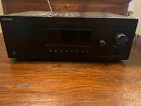 Amplificador Sony e colunas Kef 5.1