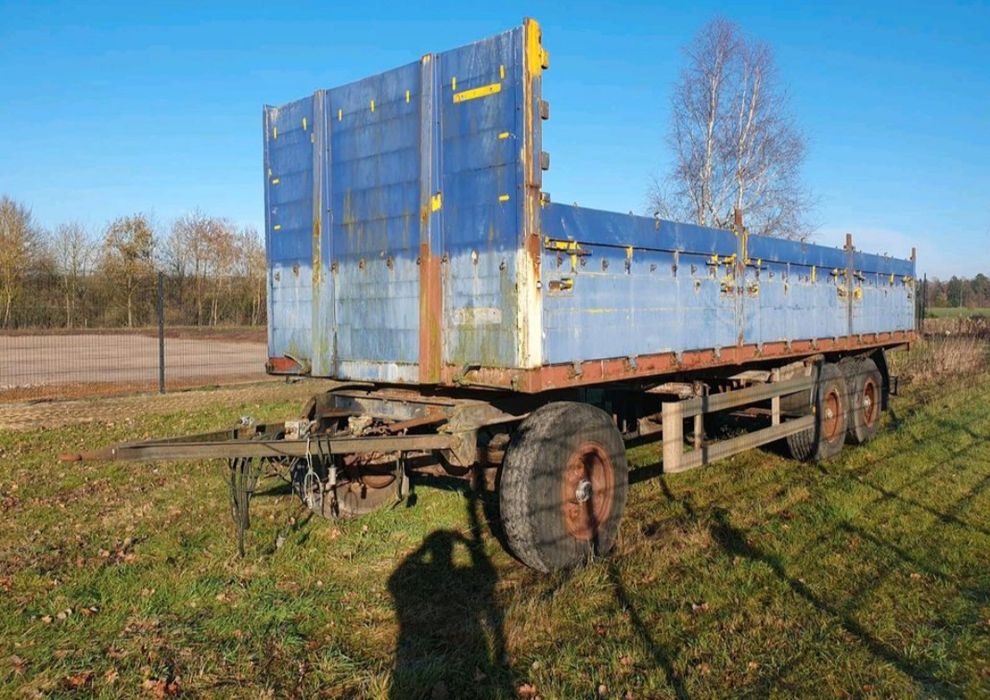 Przyczepa laweta do balotów 3 osiowa, 24dmc, ifa, hl, brandys, autosan