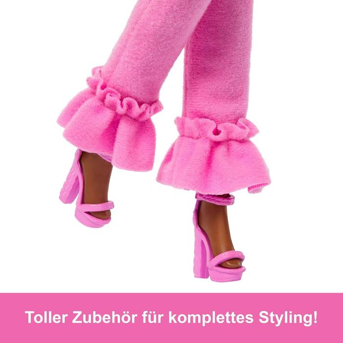Barbie Deluxe Style Doll 4 Barbiecore Барбі Модниця у костюмі з пір´ям