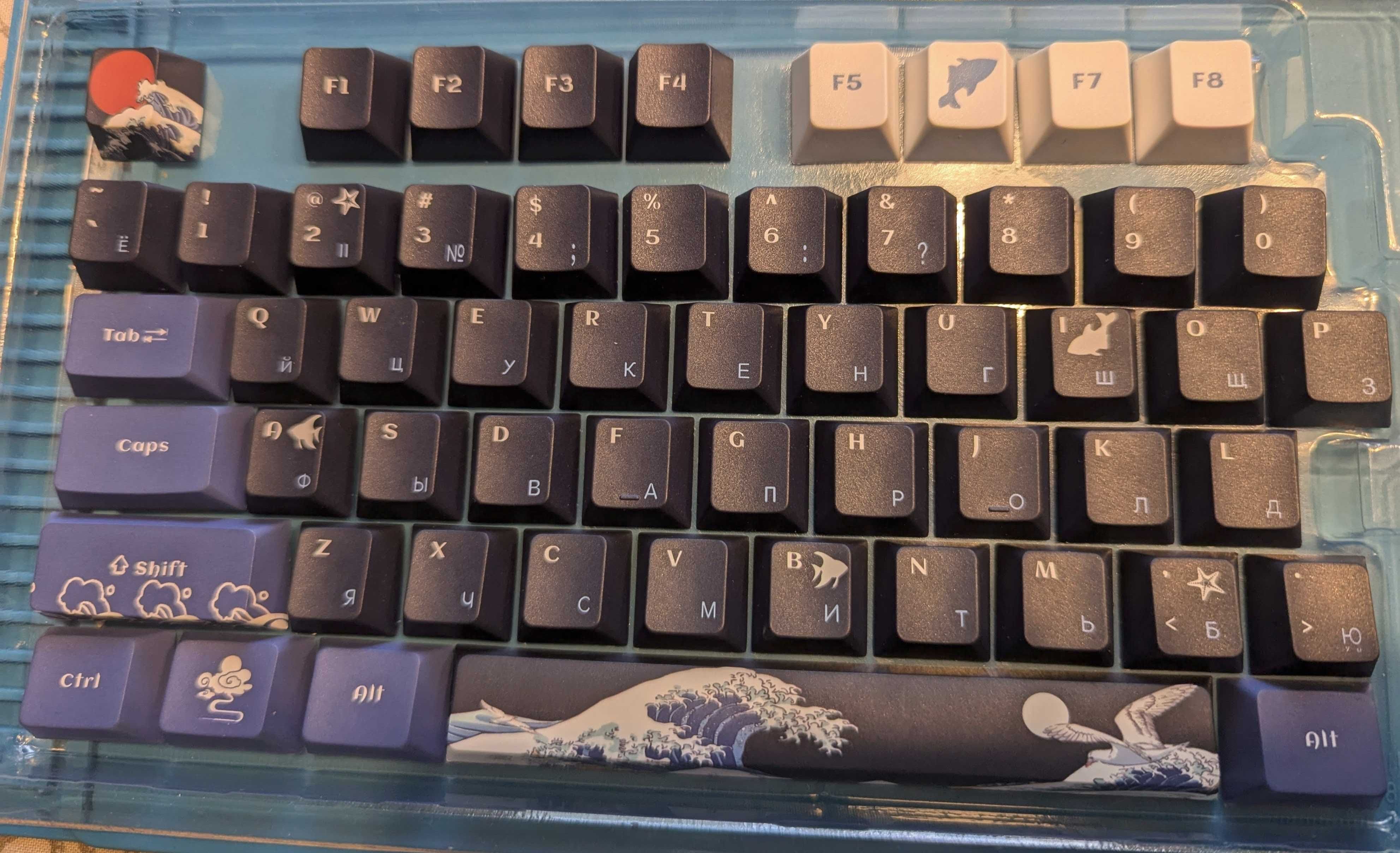 XVX Russian Cherry Double Shot PBT Keycaps (кейкапи для клавіатури)