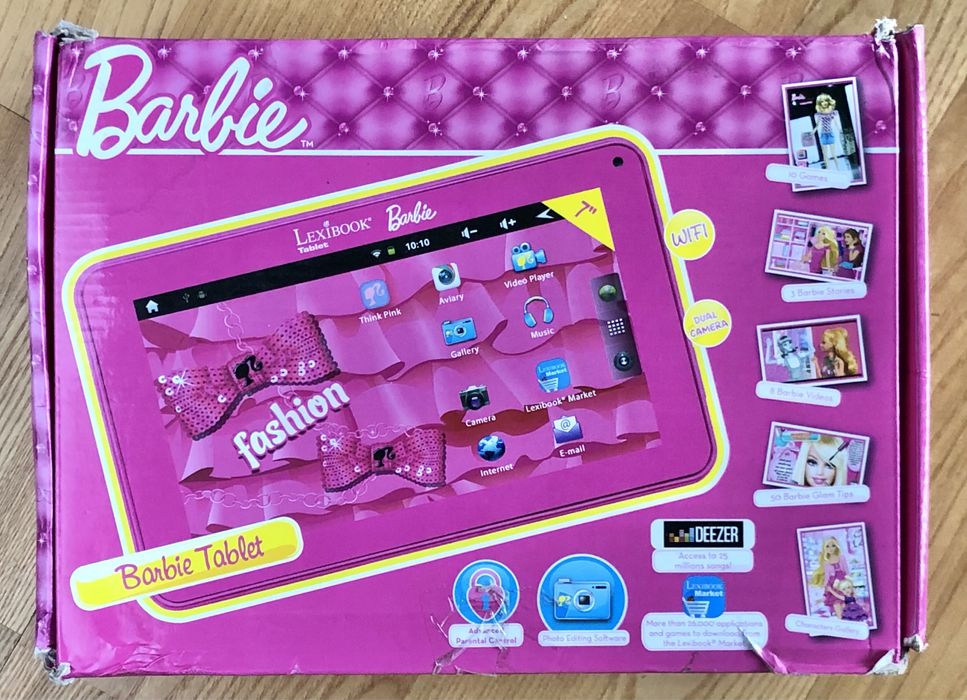 Barbie Tablet Lexibook różowy dla dziewczynki UNIKAT Android 4.1