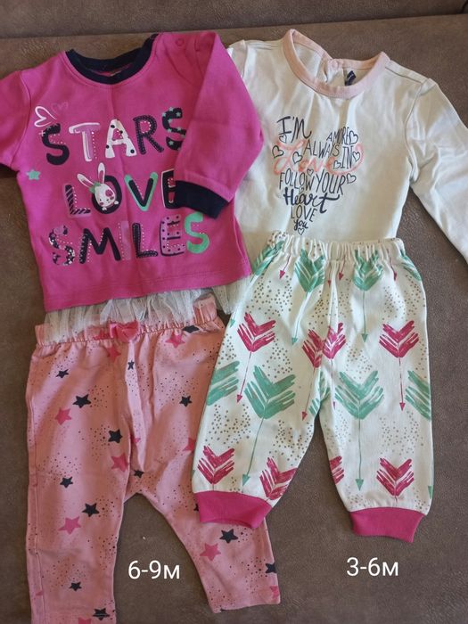 Пакет Одягу новонародженим бодіки штани кофти