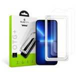 2X Szkło Hartowane Glastify Otg+ Do Iphone 13 / 13 Pro