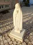 Nossa senhora de Fátima em mármore. Estátua
