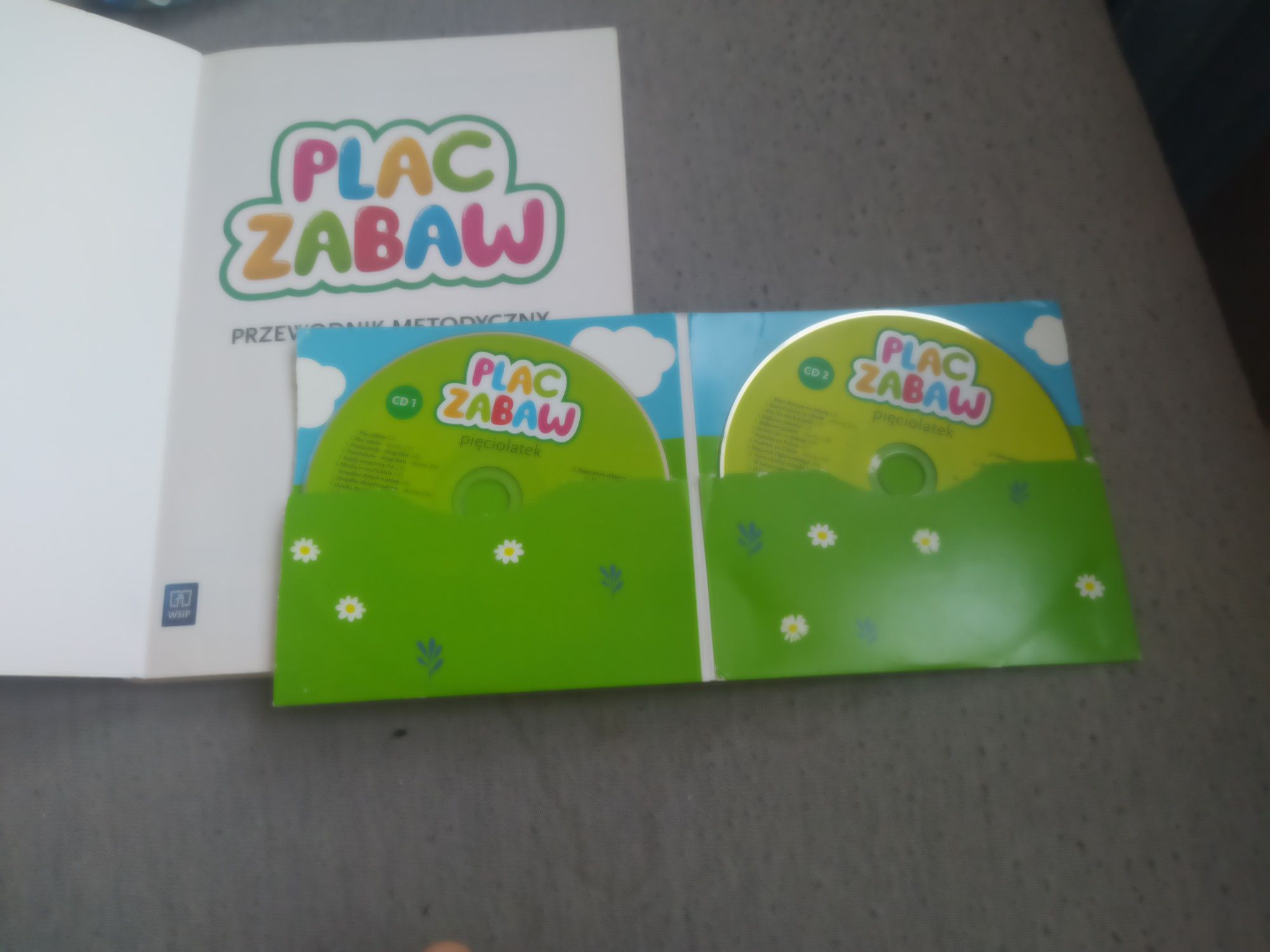 Plac zabaw przewodnik metodyczny pieciolatek + Płyta CD Plac zabaw