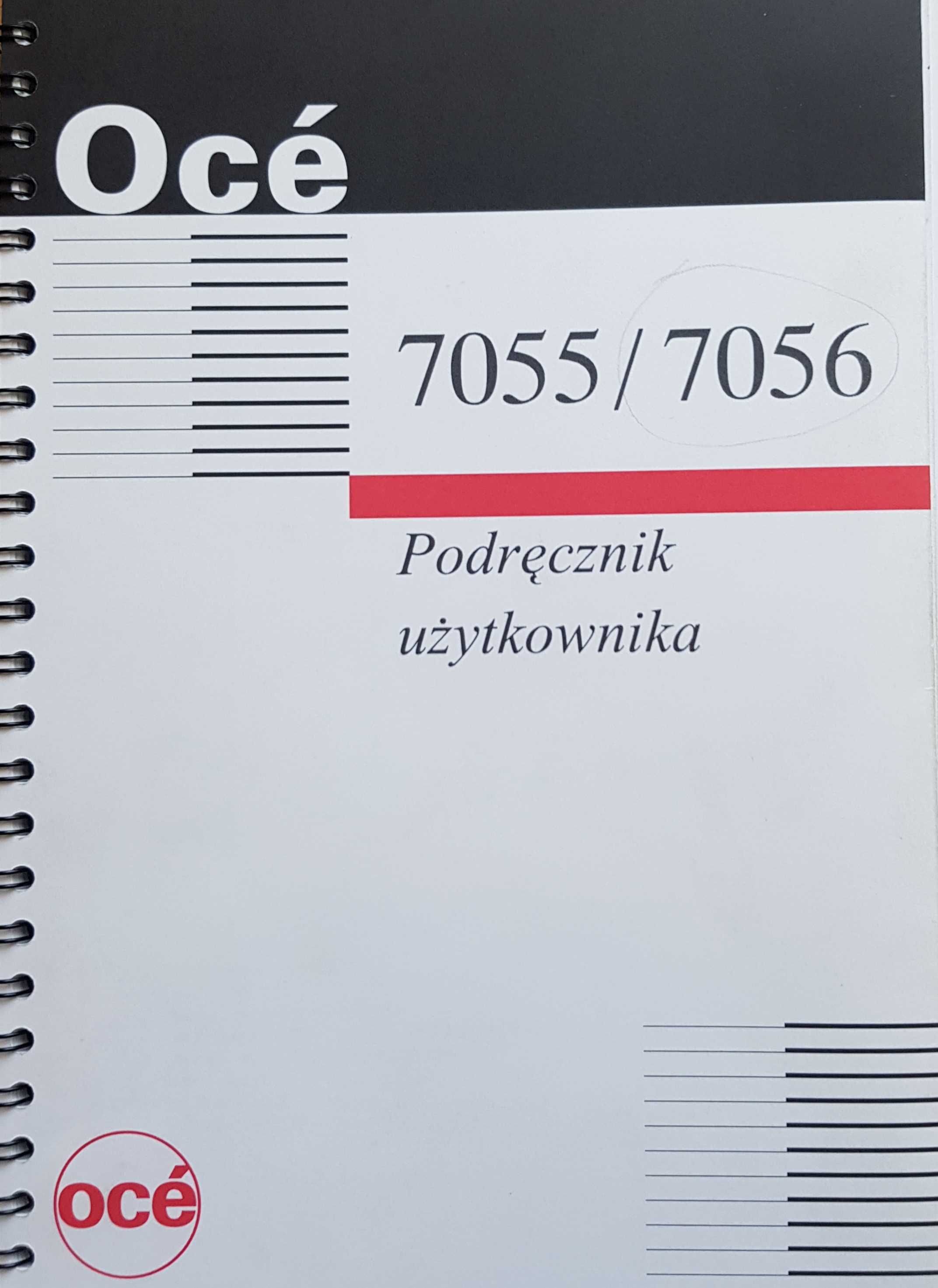 Wielkoformatowa kopiarka OCE 7056 + rolki papieru bezkońcowego A1 i A0