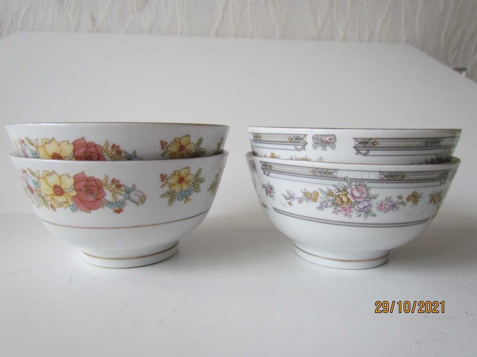 Китайский фарфор Две парные вазы ручной работы Блюда салатник пиалы