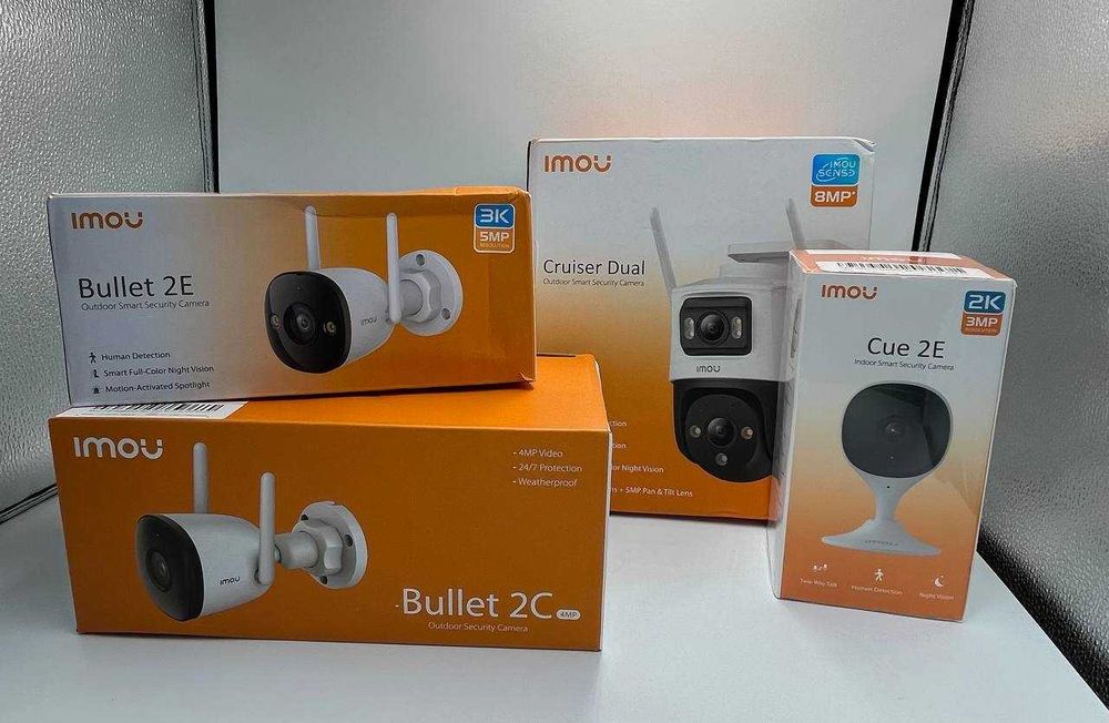 Камера відеоспостереження IMOU Bullet 2C/2E/Cue 2E