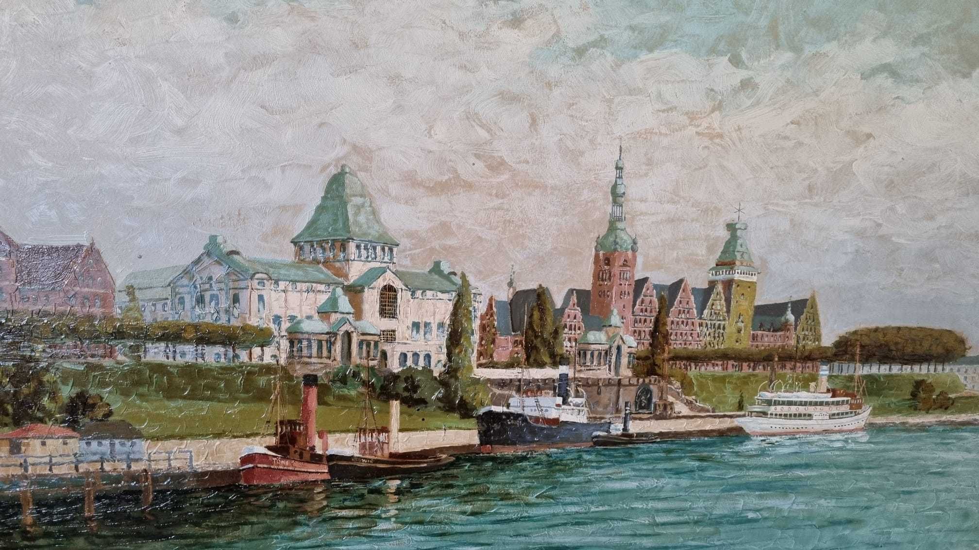 Szczecin, widok na Wały Chrobrego, Wilhelm Hoffmann 1962  r.