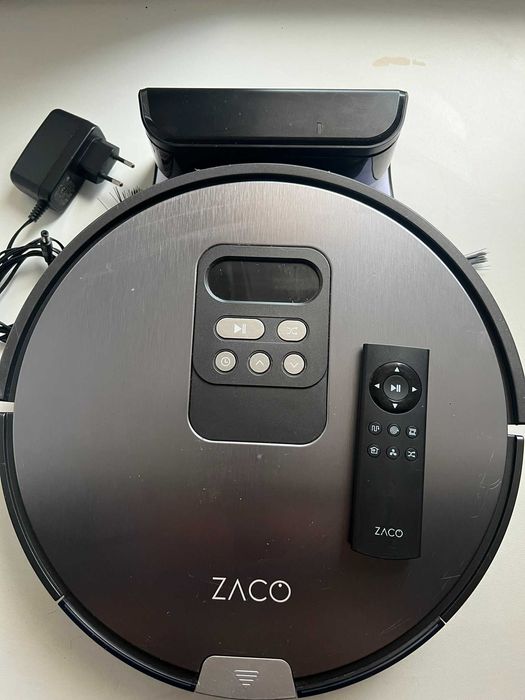 Робот-пилосос ZACO V80 з функцією прибирання 2в1 із зарядною станцією