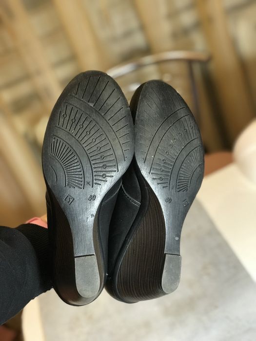 Шкіряні ботильйони на платформі / туфлі / кожанные ботильоны на платфо