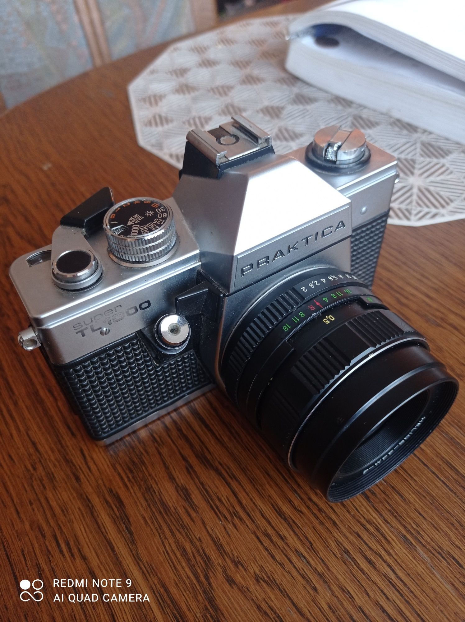 Aparat PRAKTIKA Super TL 1000 obiektyw Helios 44w-4